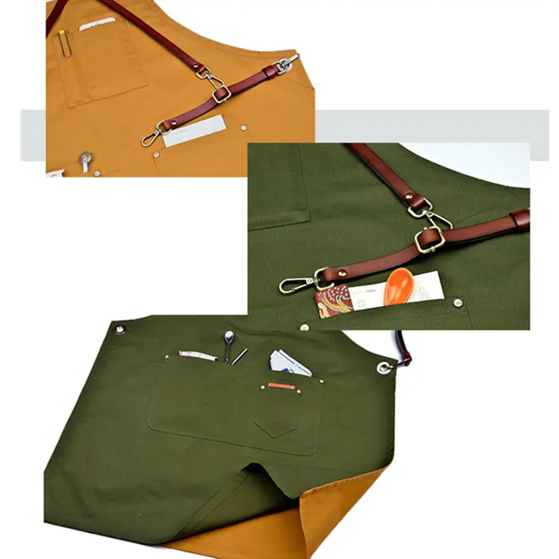 Adjustable Bib Double Sides Multicolored Cotton Professional Hair Cutting Gown Salon Barber Hairdressing Cape Unisex Apron