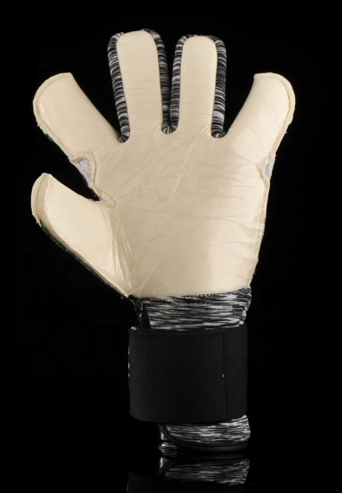 Lycra contact grip hybrid cut goalkeeper gloves professional