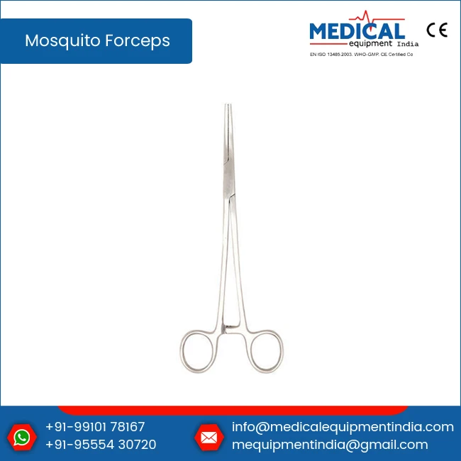 Optimum Strength Mosquito Forceps Reasonable Price Stainless Steel Straight Mosquito Halstead Hemostatic Forceps