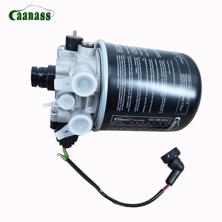 C3555100202 4hole made in china caanass black air dryer assembly for bus and truck part spare auto