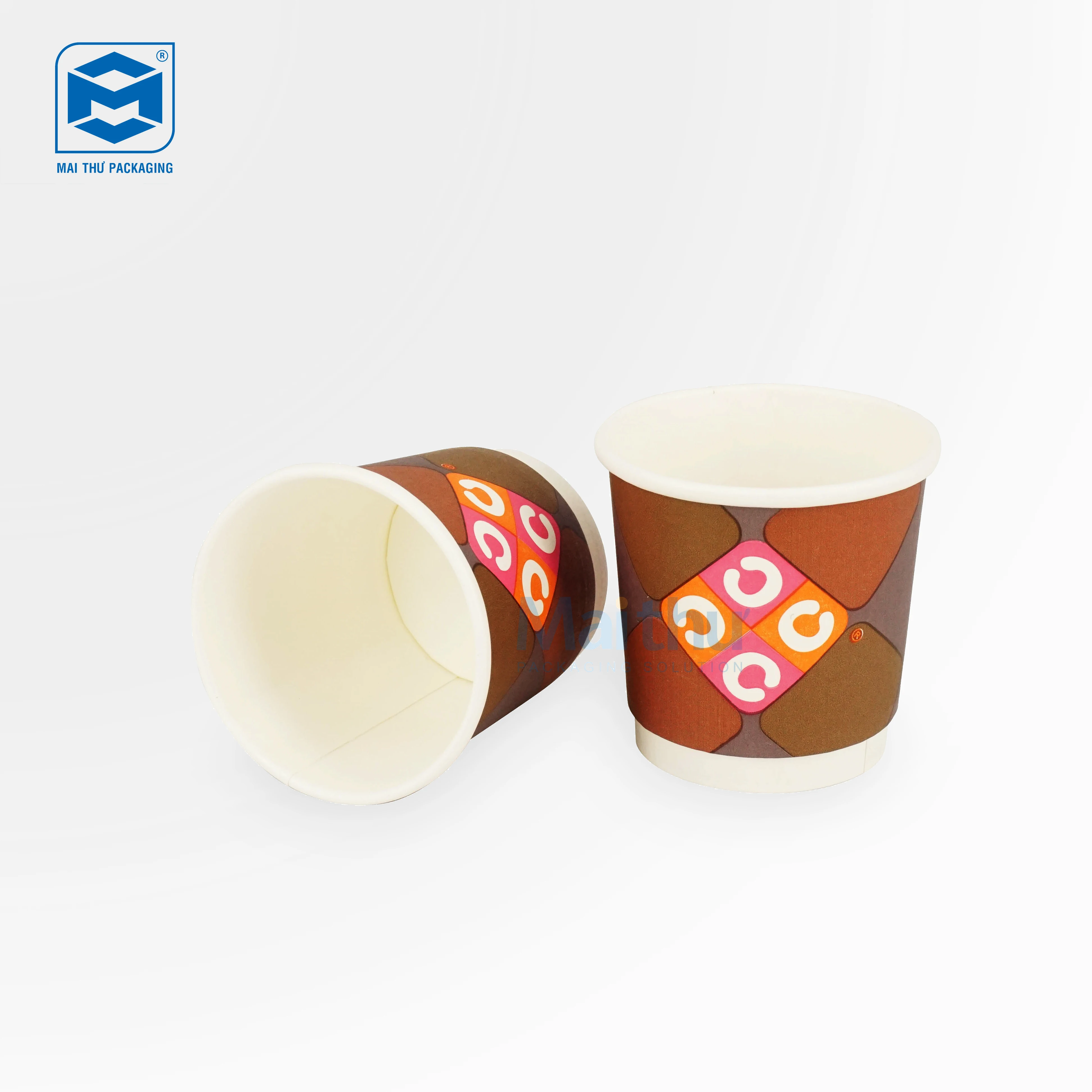 
Vietnam 16oz coffee double wall paper cup 