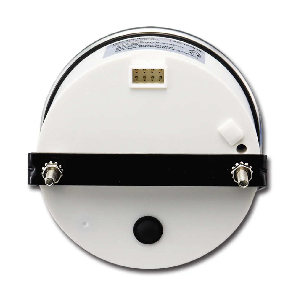100% waterproof White and Amber 4000 rpm hour analog meter tachometer