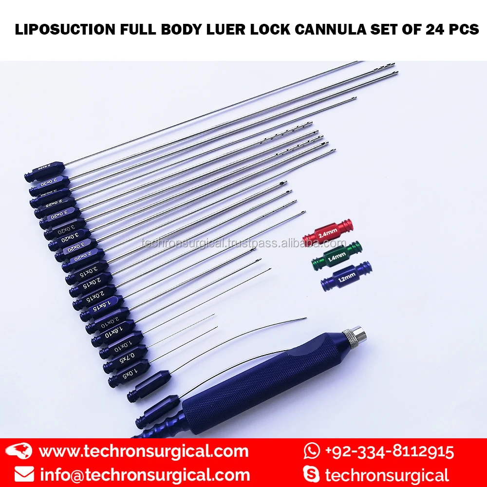 Liposuction Body Cannula Set for Fat Removal Surgeries