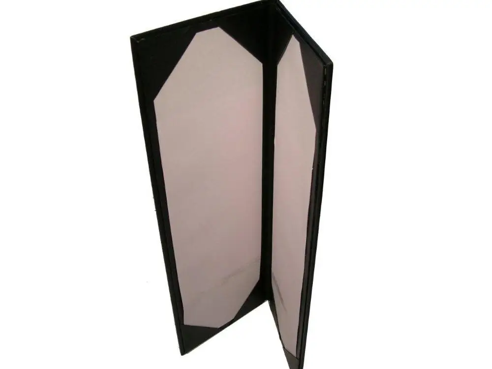 Genuine Leather Restaurant Menu Cover/ Beer Wine List Folder Accept OEM Order Can Print Your Own Embossed Logo