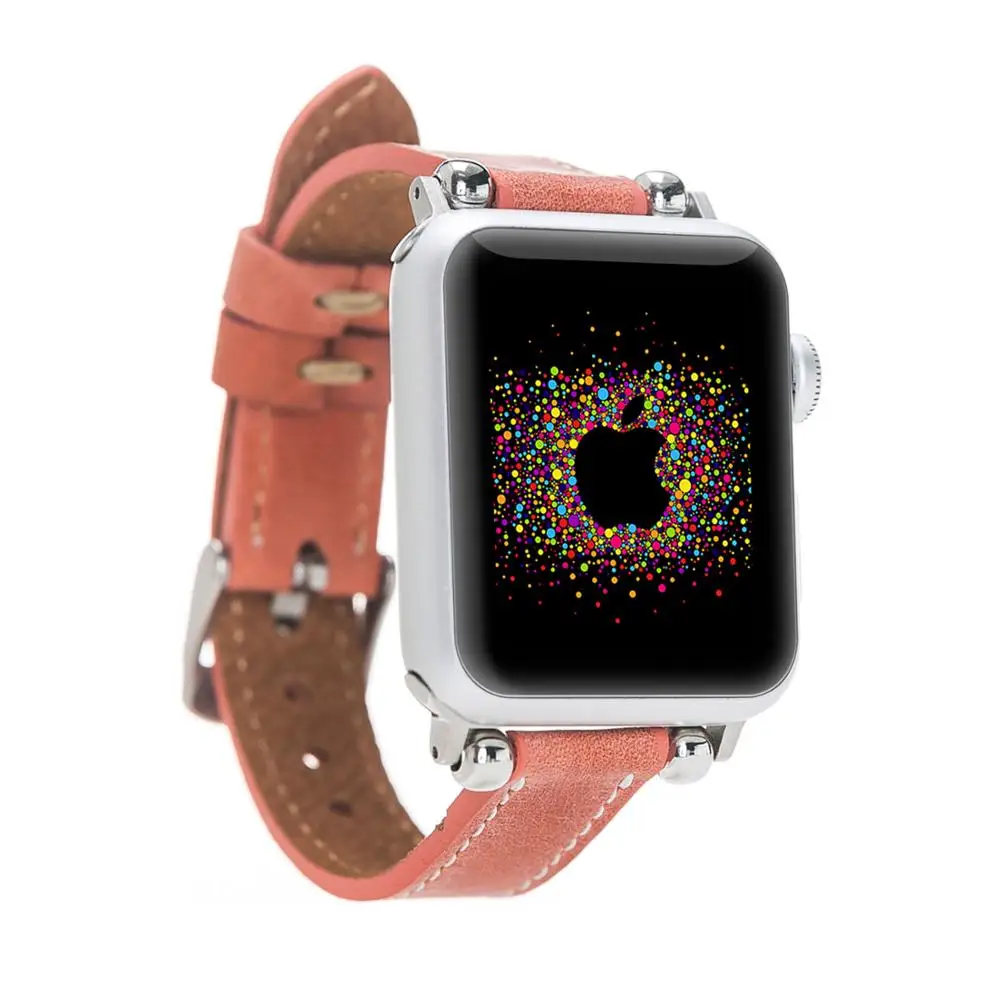 Ремешок из натуральной кожи для Apple Watch Series 1 2 3 4, 38 мм 40 мм 42 мм 44 мм