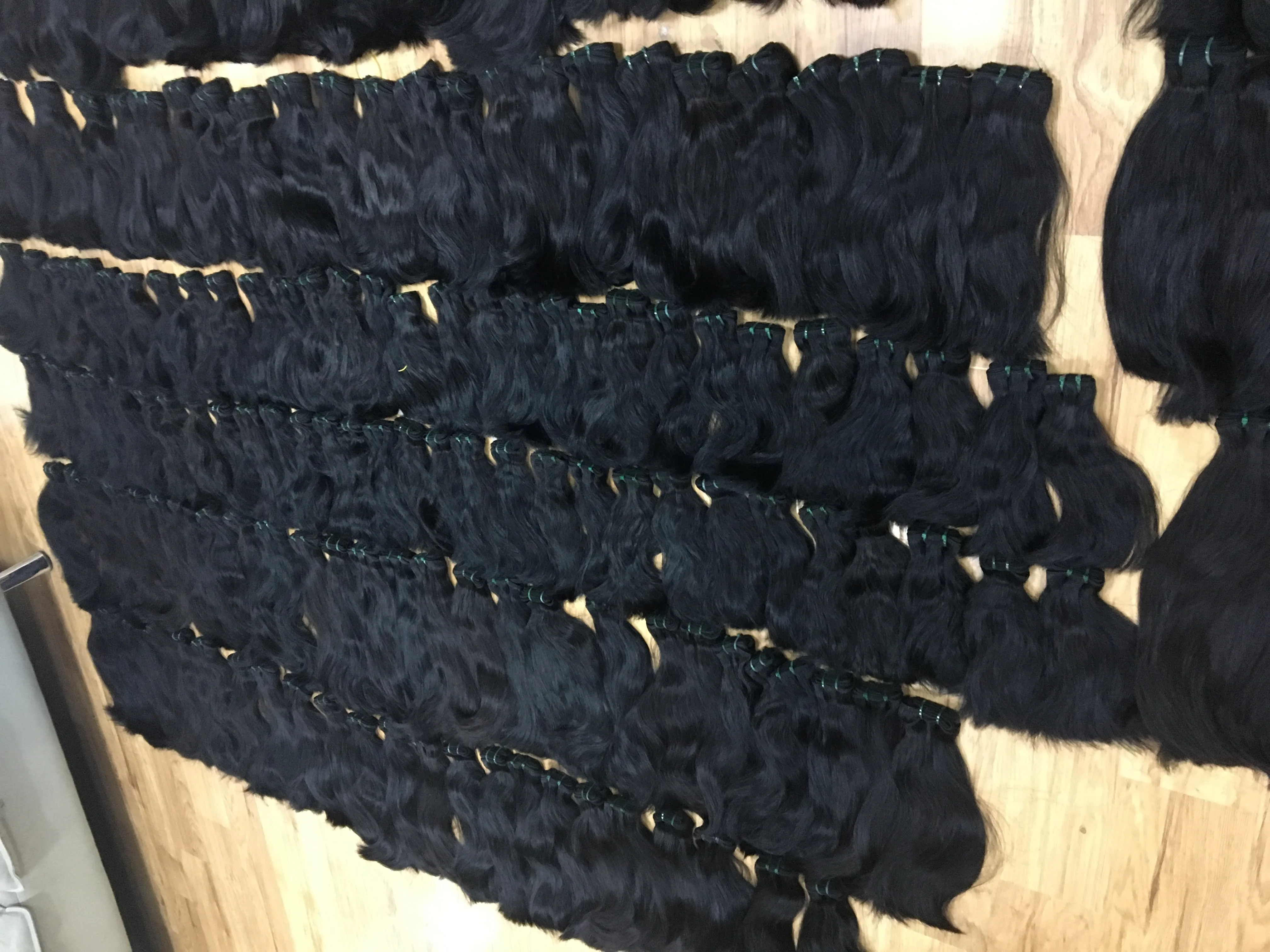 Cuticle Aligned Human Hair Extension Human Hair Wig High Quality  Double Drawn Raw Vietnam Hair