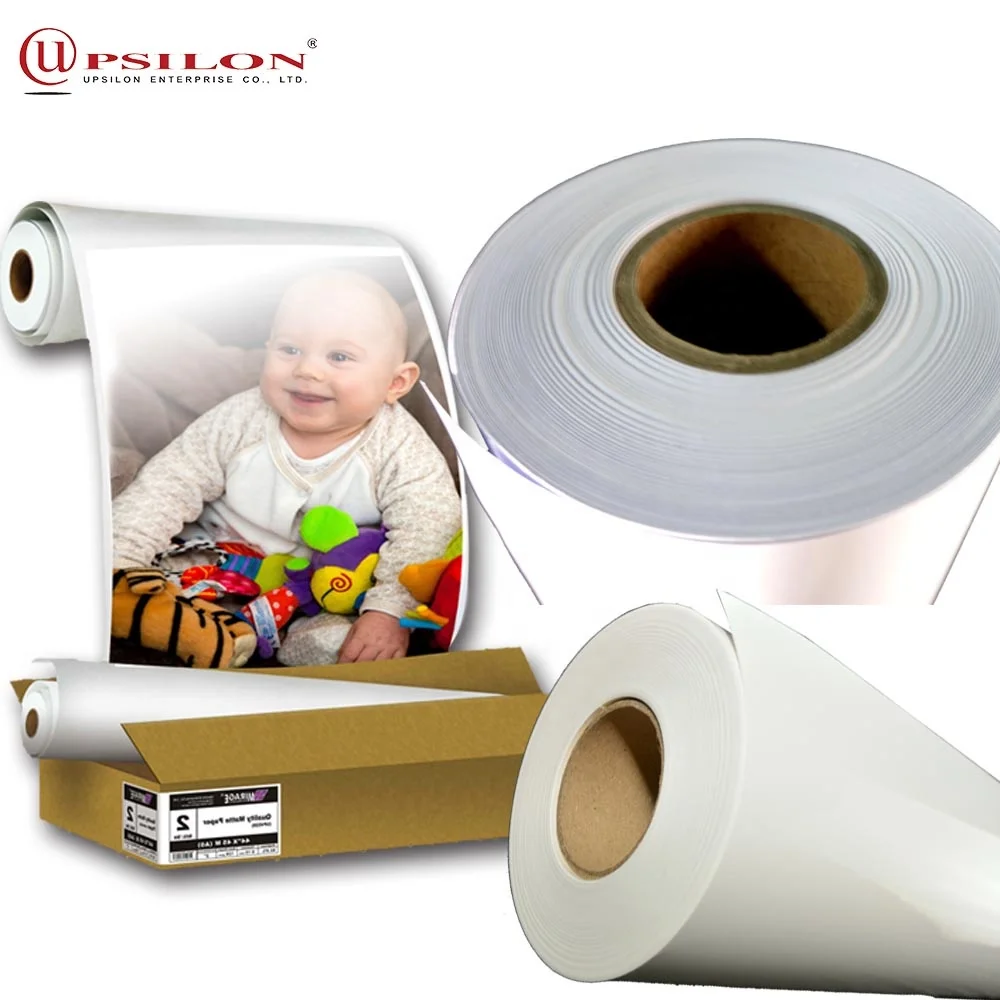 
Wide Inkjet Rolls Matte Hiti Photo Paper For 128 Gsm 44inch 