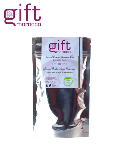 
Natural Moroccan Ghassoul Clay Powder - Face & Body Detox 