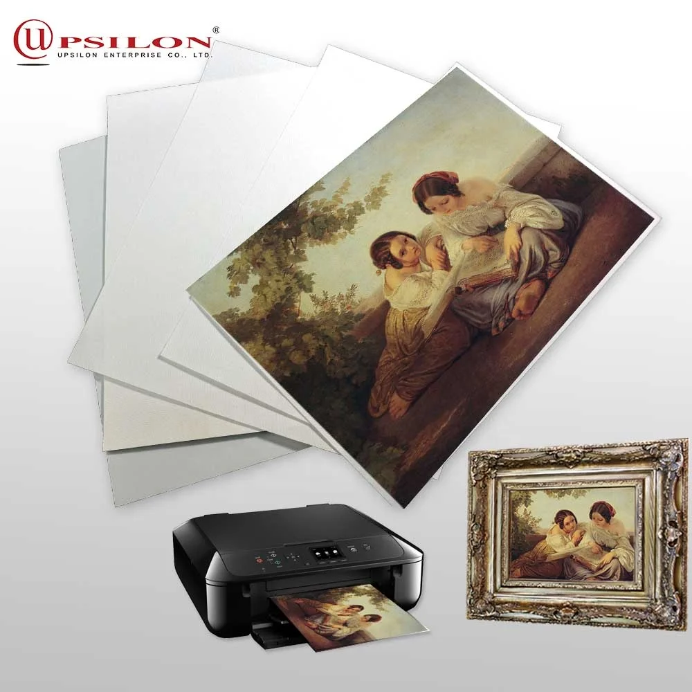 Vivid Quality A4 Print Inkjet Canvas Sheet