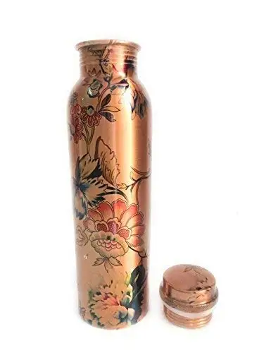 
Pure Copper 950 ml Printed Water Bottle 