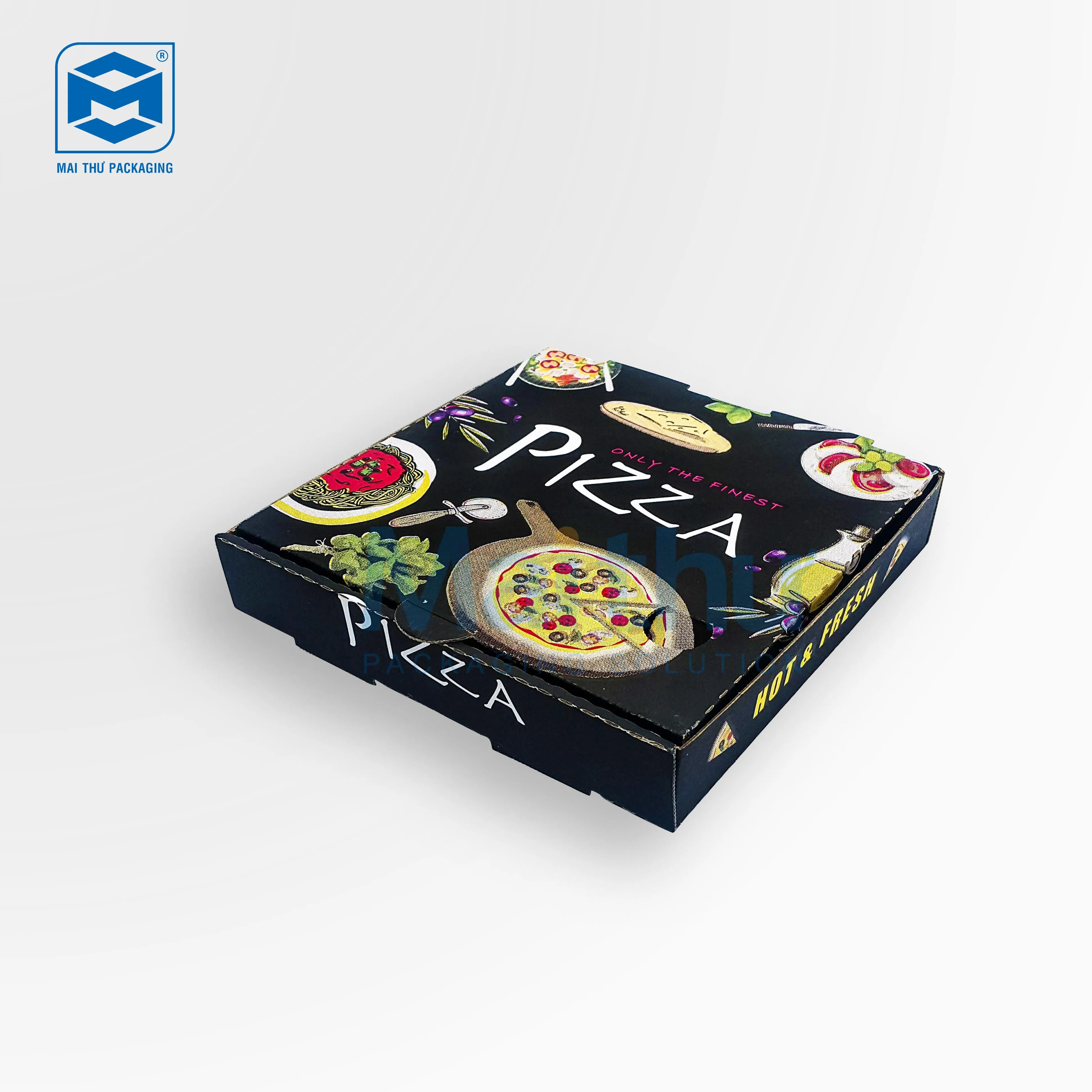 
Vietnam Manufacturing Pizza Packaging Plain Box 