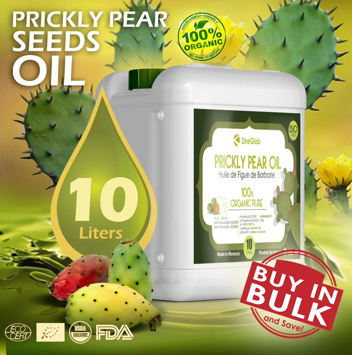 Wholesale Prickly Pear Seed Oil