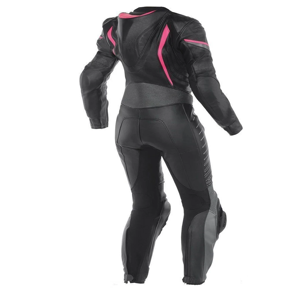 Women Motorcycle Leather Suit Motorbike Racing 1 Piece 2 Piece Top Layer Cowhide Thick 1.2mm