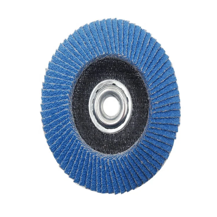 SATC T29 Automatic Machines Steel Flange Flap Disc Grinding Wheel 4.5 Inch 40 Grit Poor Heat Conducting Material, Hard Alloy