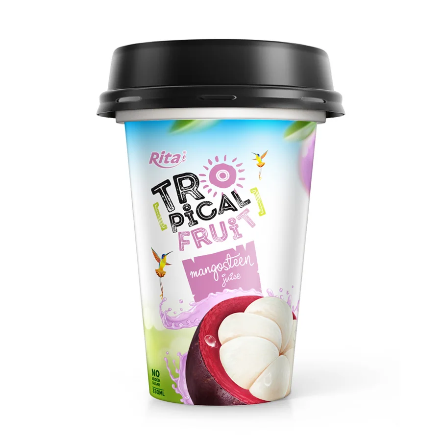 330ml PP Cup Guava Juice Drink - OEM Fruit Juice Vietnam Beverage Company Best Sell Refresh Beverage Fruit Product