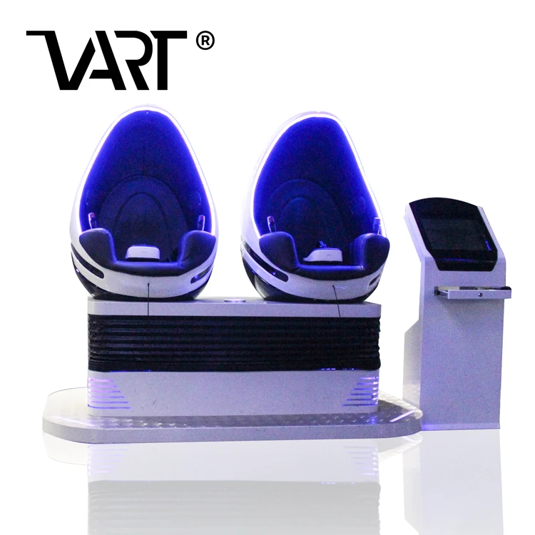 Синий и белый 1/3 мест 360 градусов 9D VR яйцо Электрический 2 места кино с PS4