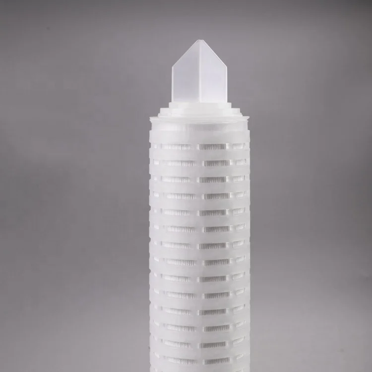 0.65 micron nylon pleated filter mesh cartridge for medical and food and beverage industry