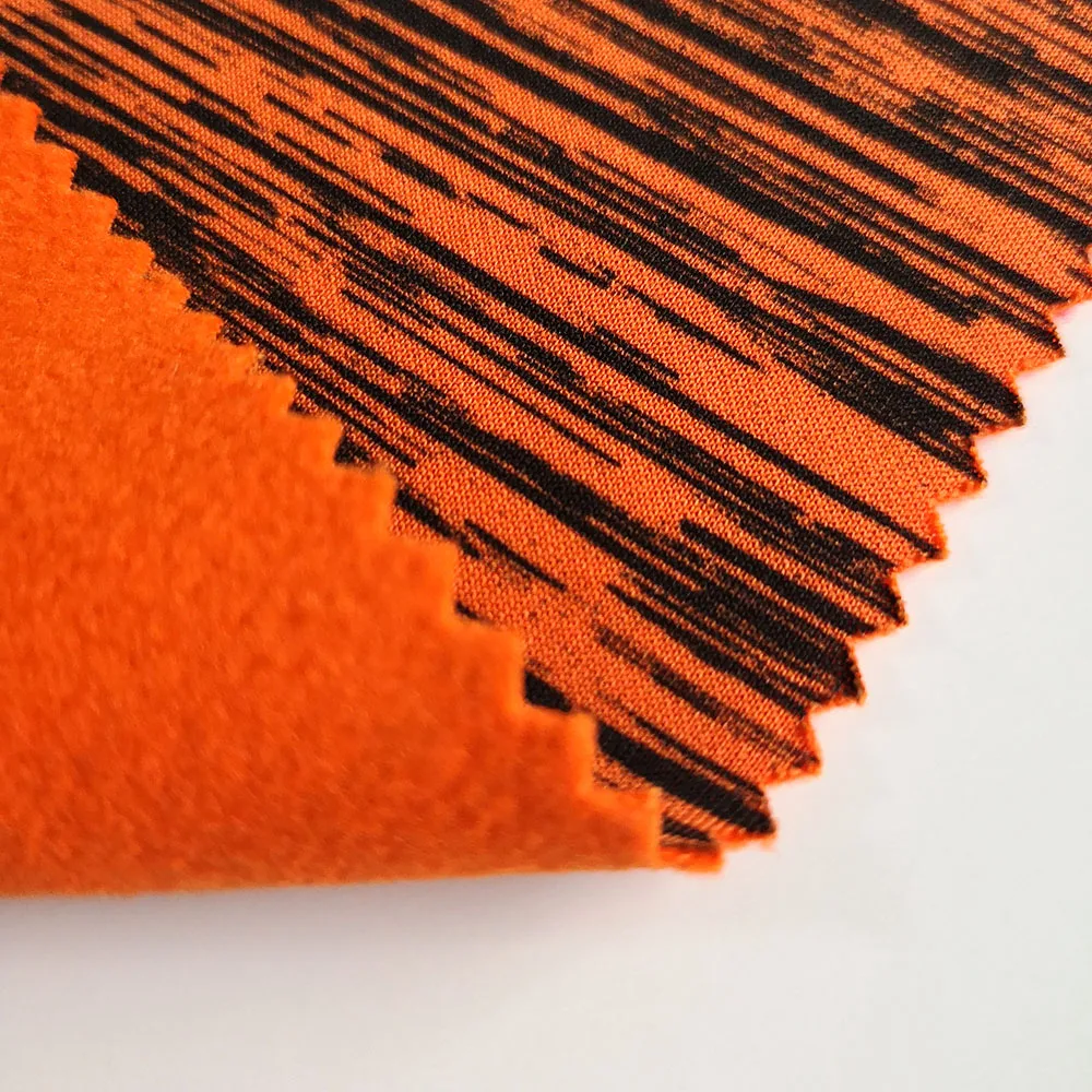 
customize textile synthetic material stripe printed outdoor fabric for active sportswear PS1Y51 