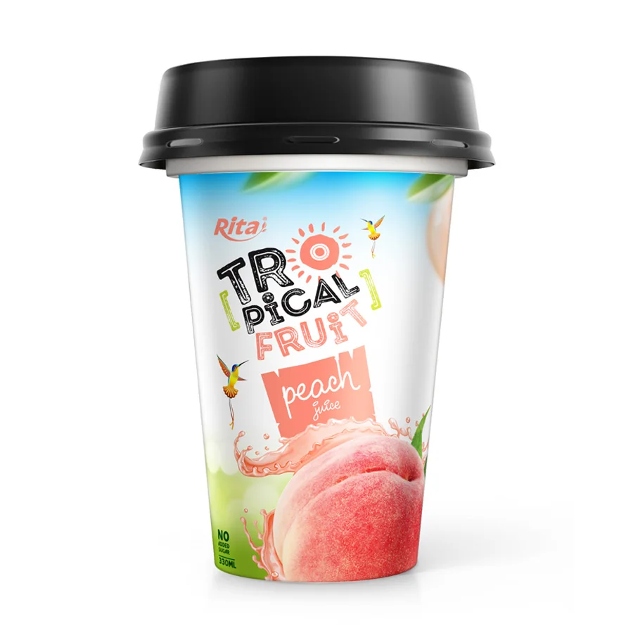 330ml PP Cup Guava Juice Drink - OEM Fruit Juice Vietnam Beverage Company Best Sell Refresh Beverage Fruit Product