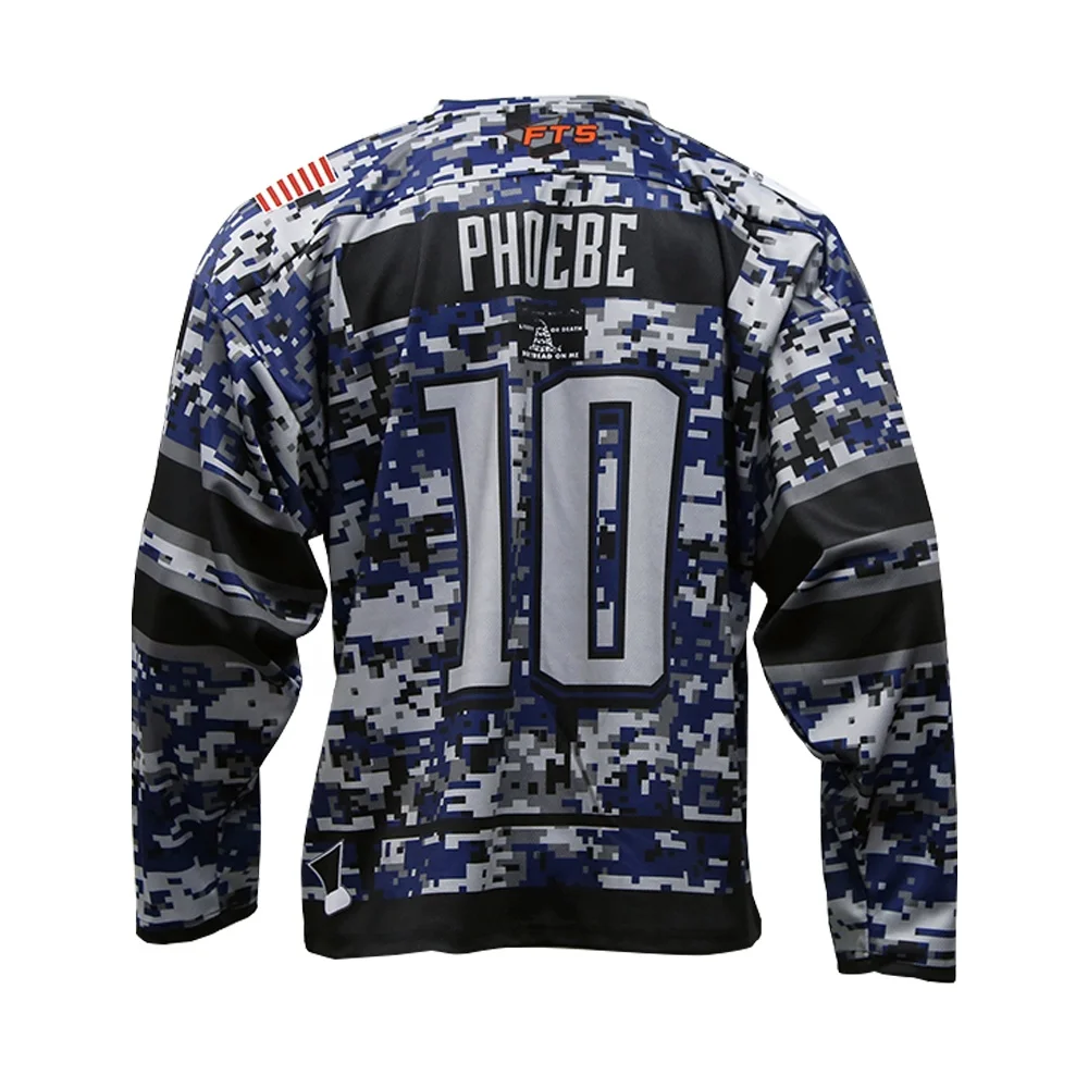 sublimated cut and sew ice jersey hockey blank
