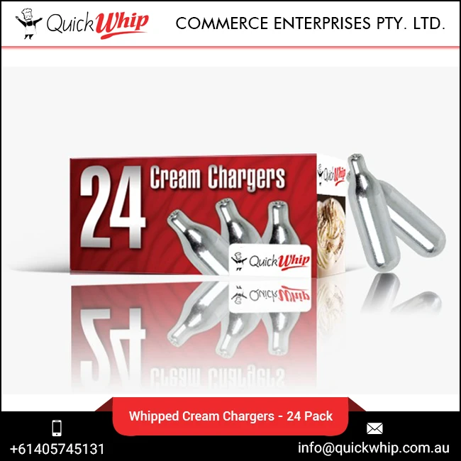 Excellent Quality N2O 8g Whipped Cream Chargers - QuickWhip