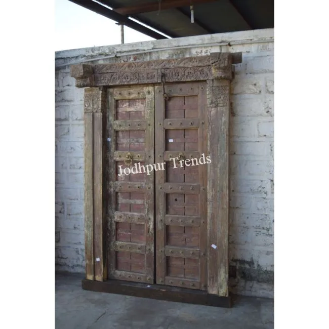 Wholesaler Of Antique Old Vintage Design Carving Wooden Doors