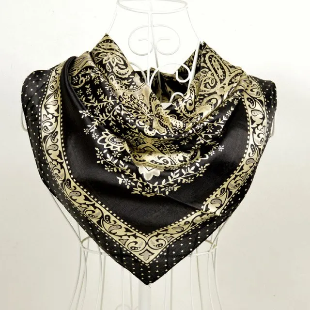 Best seller silk scarf 100% classic women scarf low cost silk scarf 2019
