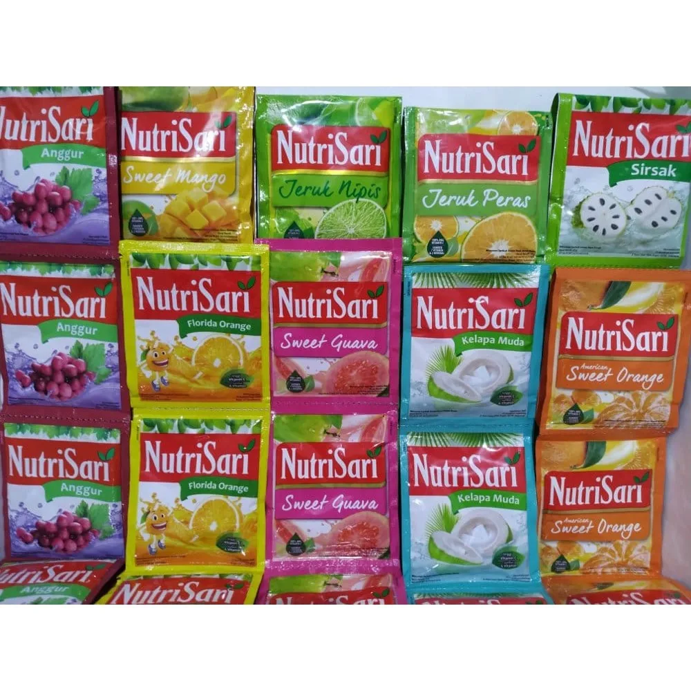 NUTRISARI Juice Sachet Drinks | Indonesia Origin