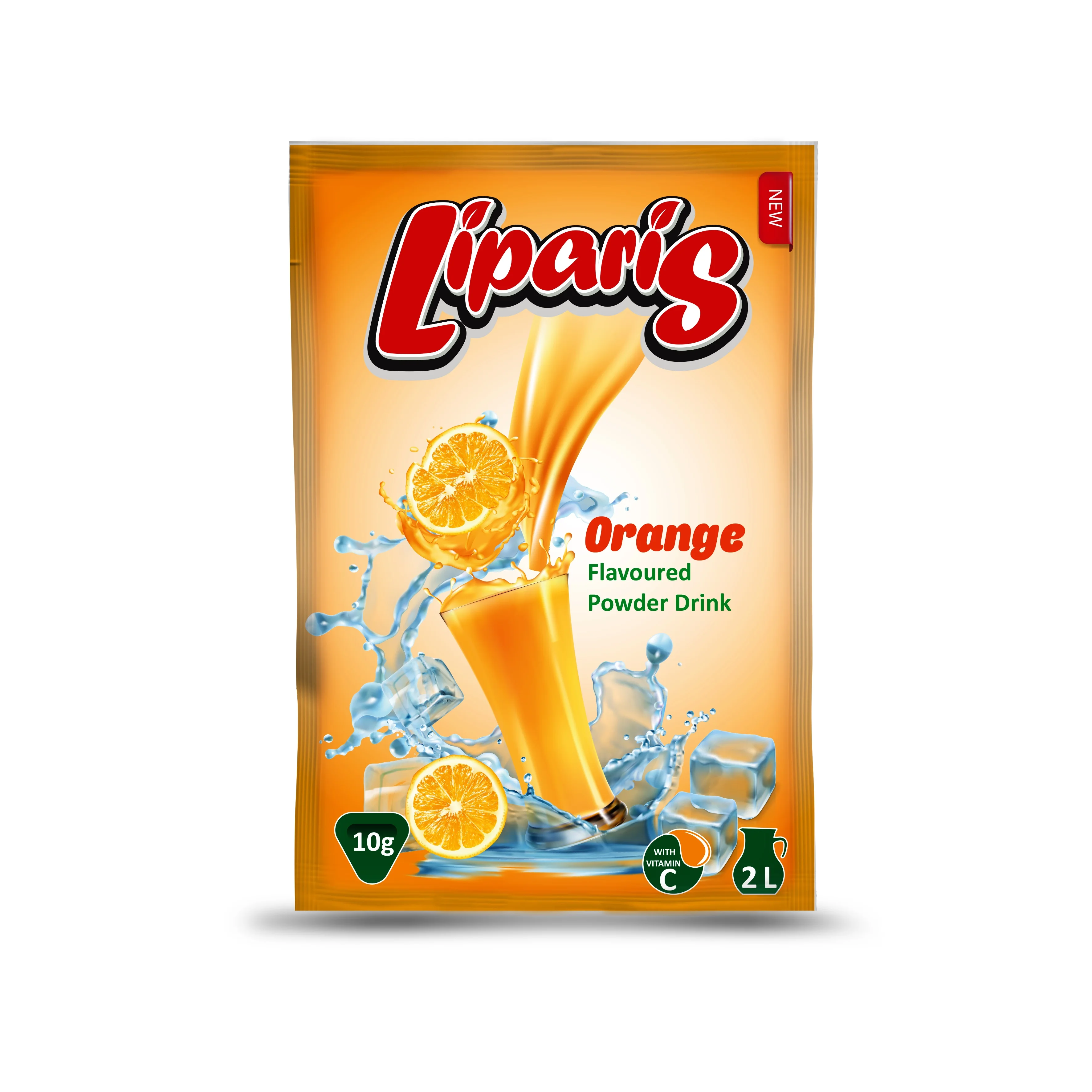 Апельсиновый ароматизированный мгновенный порошок, напиток, сок, безалкогольный напиток