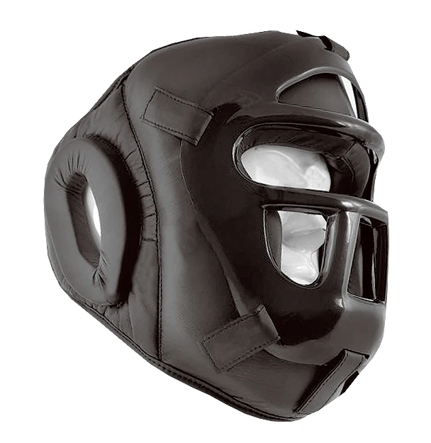 Winning Sports Fitness Boxing Head Guard Leather Customized Exercise Safety Boxing Training