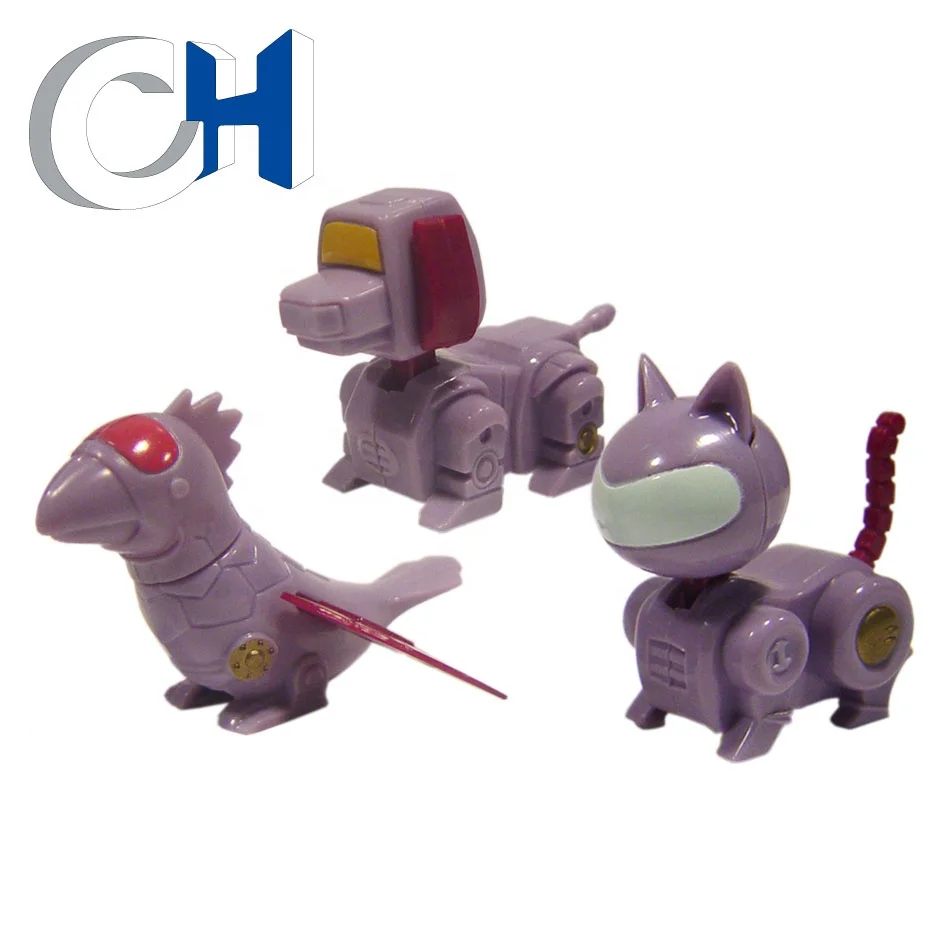 High quality funny yellow PP animal capsule toy