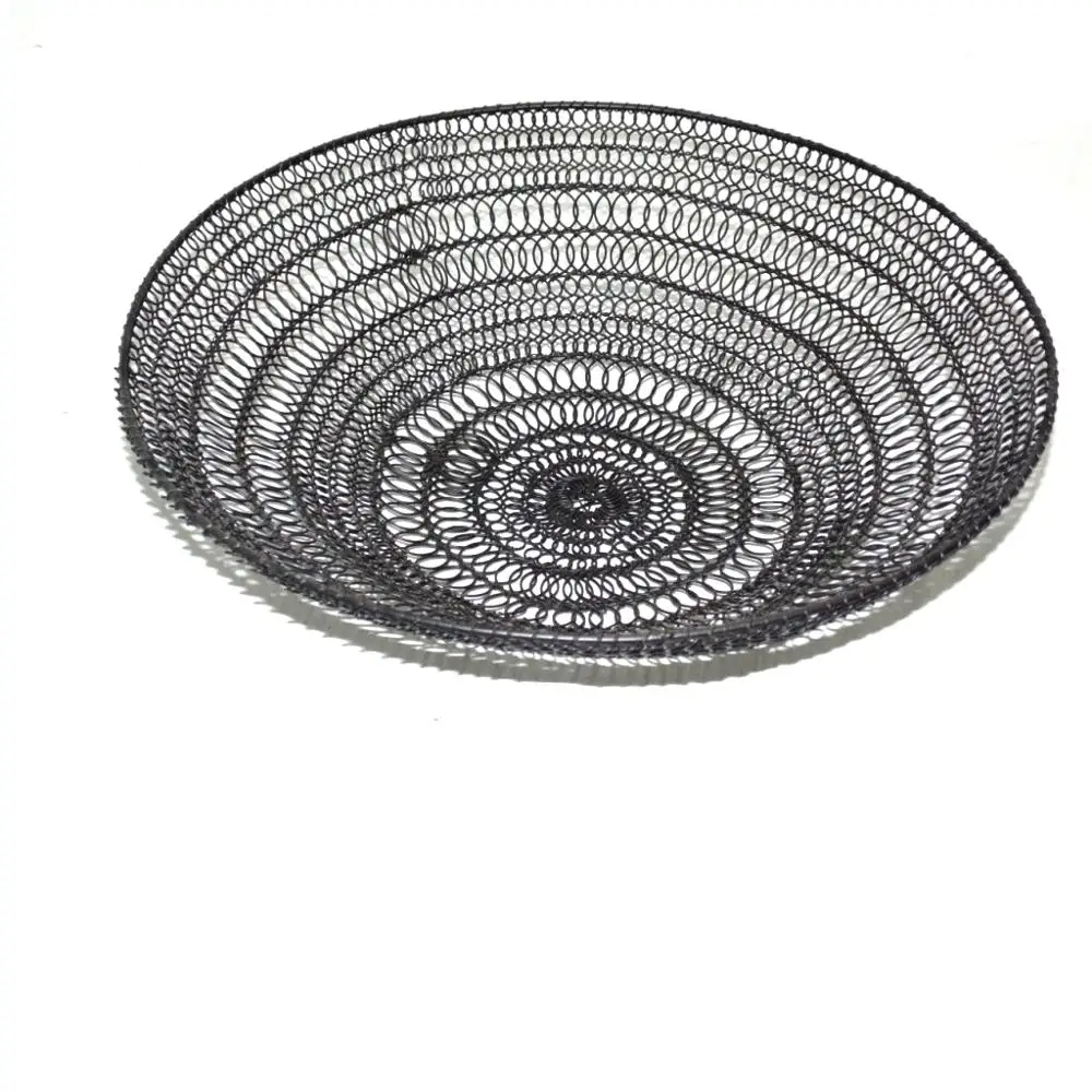 iron Round Fruit Basket with Handle