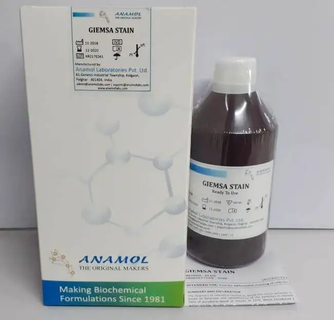 Malaria Detection Giemsa Stain Solution
