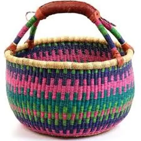 Woven basket belly storage seagrass hanging crafts straw material wholesale Color Feature Eco Material Origin Type Size Friendly