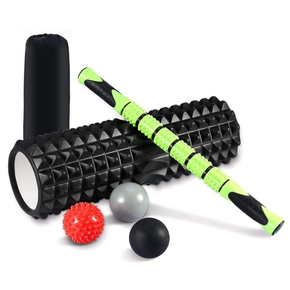 Private Label Myofascial Release 5 in 1Foam Roller Kit Exercise Foam Roller Set