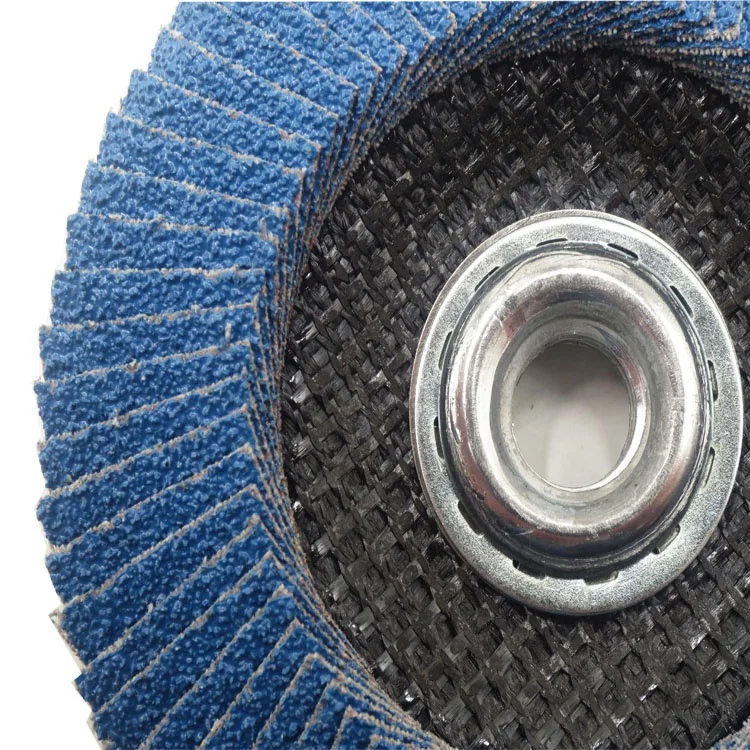 SATC T29 Automatic Machines Steel Flange Flap Disc Grinding Wheel 4.5 Inch 40 Grit Poor Heat Conducting Material, Hard Alloy