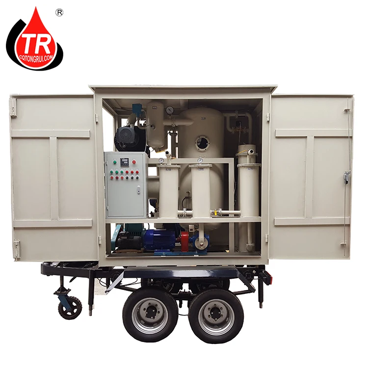 Chongqing Made Mobile Type Used Transformer Oil Purifier, Used Transformer Oil Filtration Machine