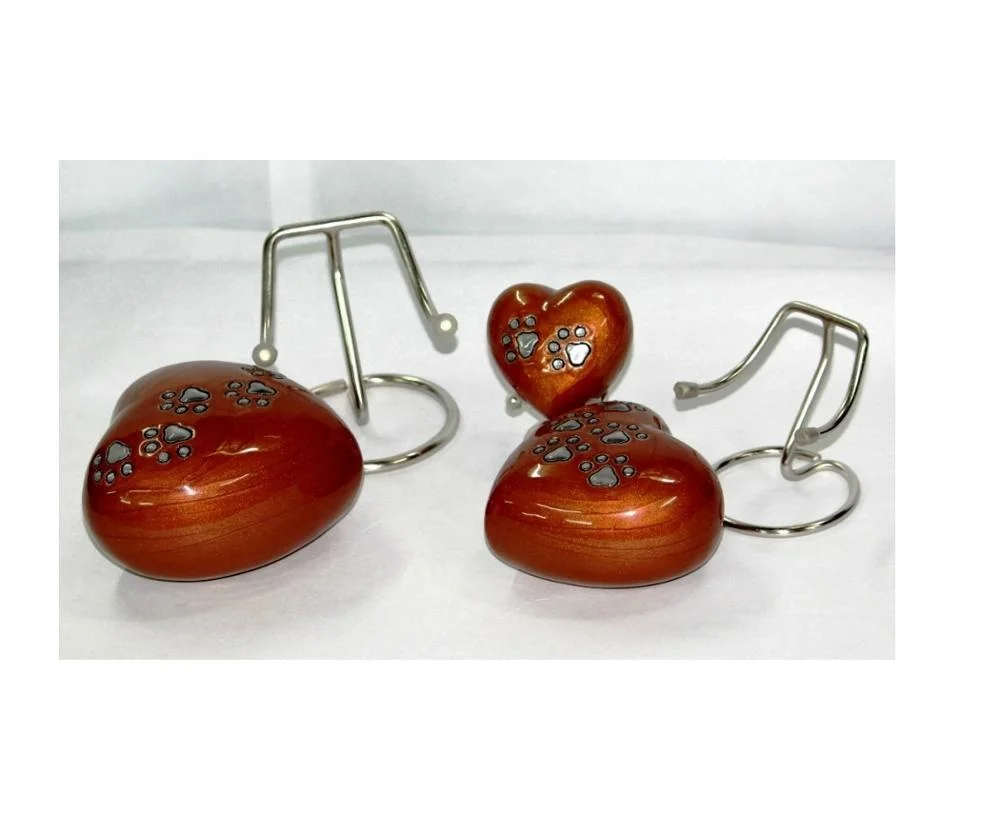 Designer Heart Keepsake Cremation Urn est Quality Funeral supplies from India Memorial urns manufacturer in good price