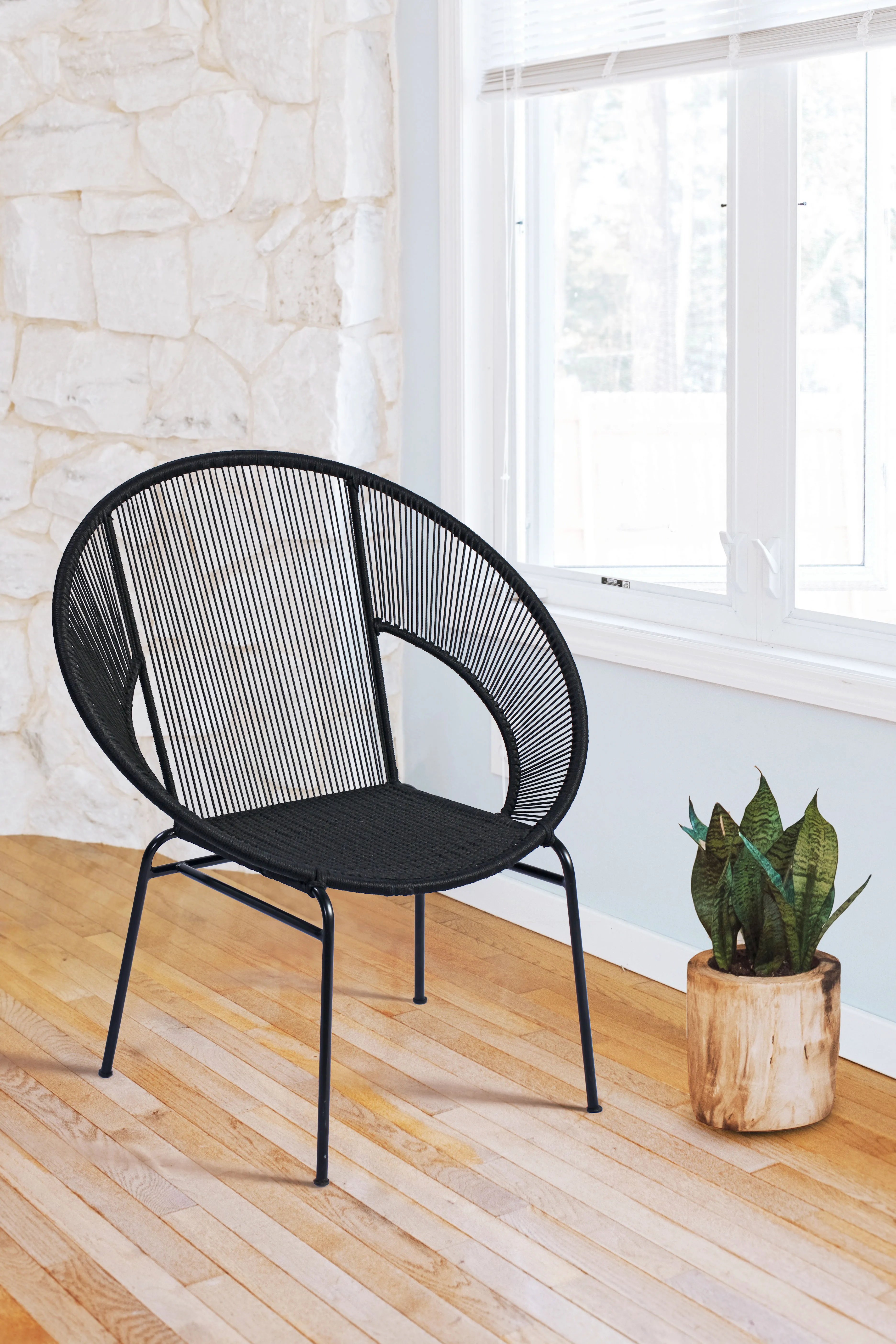 Modern Design of Hugo Leisure Egg Chair Furniture Made of Outdoor Rattan Wicker Chair for Wholesale