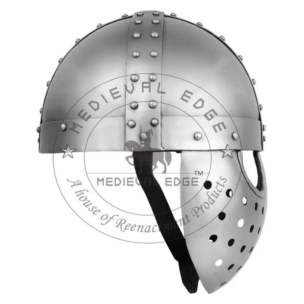 14 Gauge Carbon Steel Crusader Spangen helm Wearable Halloween Armor Costume Largest Manufacture Company