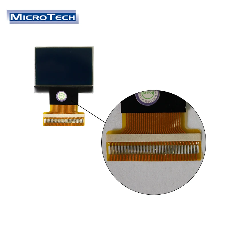 Массовое производство Быстрая доставка Универсальный 128x64 точек COG графический ЖК-дисплей e чернильный дисплей
