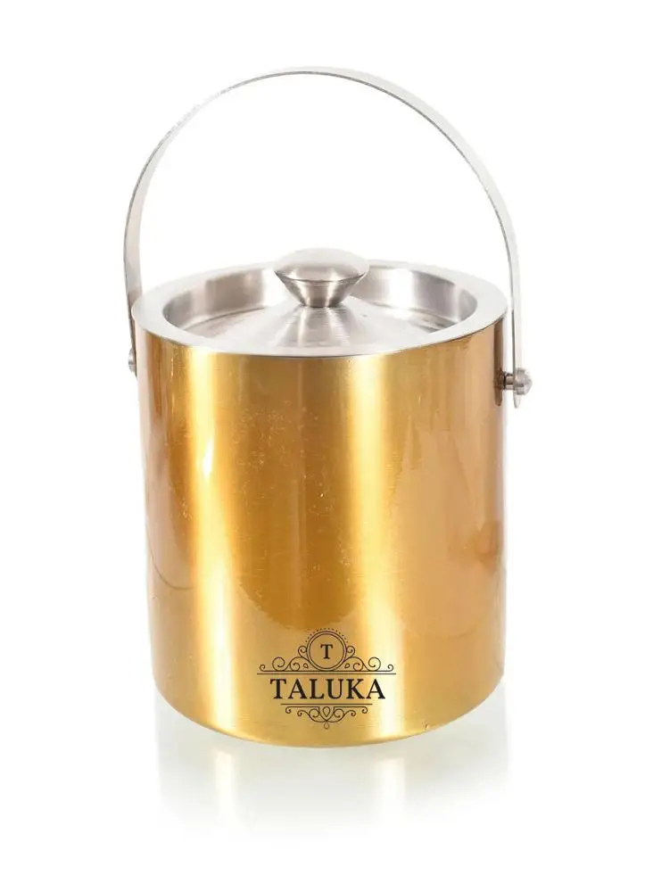 Indian Manufacturer Best Quality 6 Piece Combination Gold Plated Stainless Steel Cocktail Shaker Bar Set