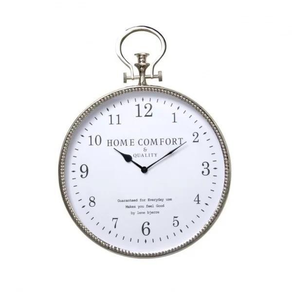 table clock metal