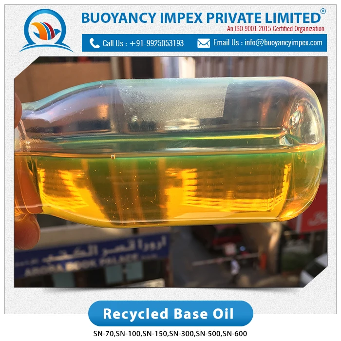 Экспортер вторичного базового масла SN150