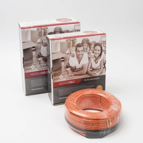 Indoor Floor Heating Equipment ENERPIA Electric Floor Heating Cable No Equipment Piping Required No Soot and Gas