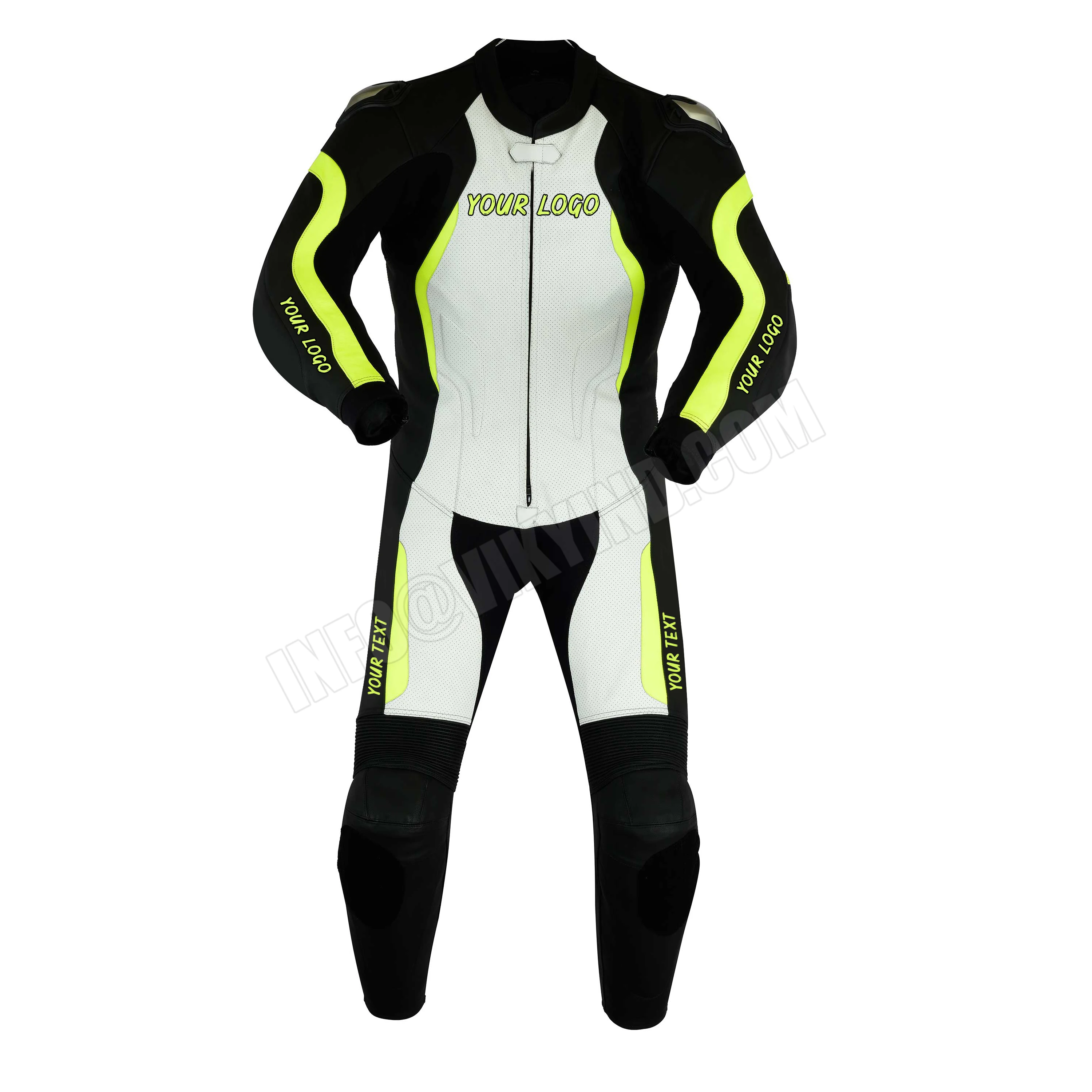 New Arrival Professional Motorbike Racing Suit / Custom Made Motorcycle Leathers Suits Biker 2 piece High Quality