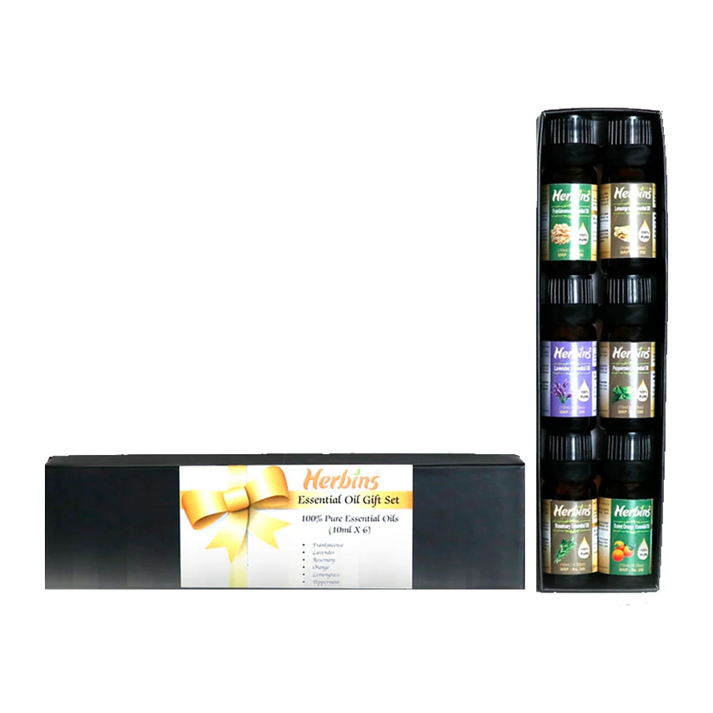 Aromatherapy Organic Essential Oil Gift Set