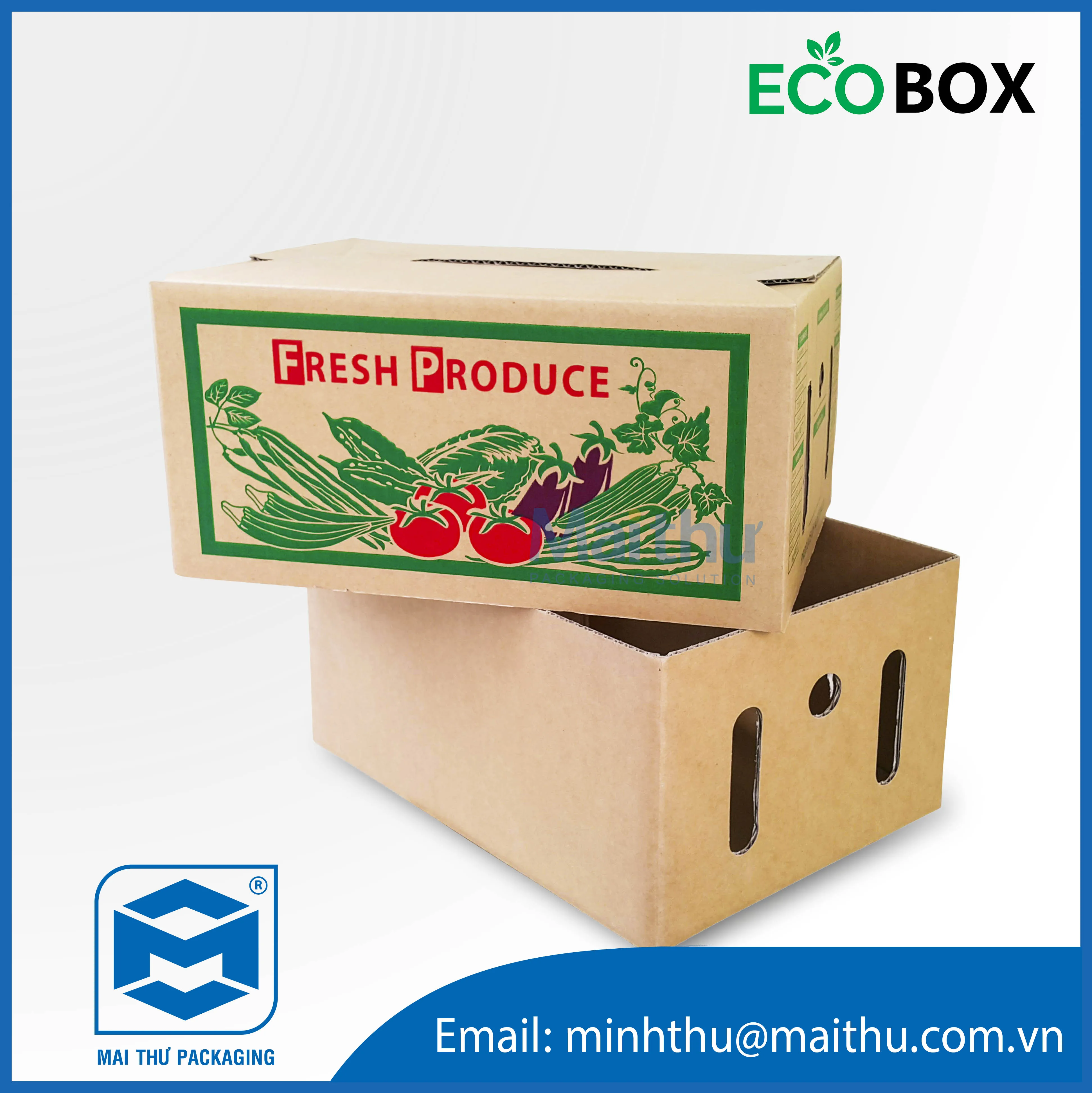 Vietnam Corrugated Shipping Boxes For Vegetable And Fruit