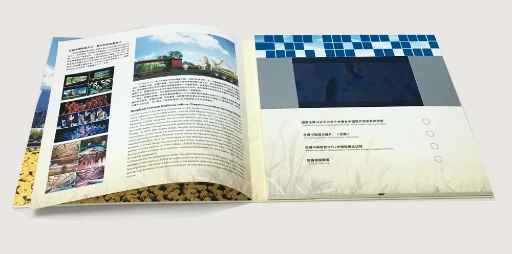 Experience High-Quality Video with Our HD Display Digital e-Brochure Book - Factory Direct Prices from a Trusted Supplier