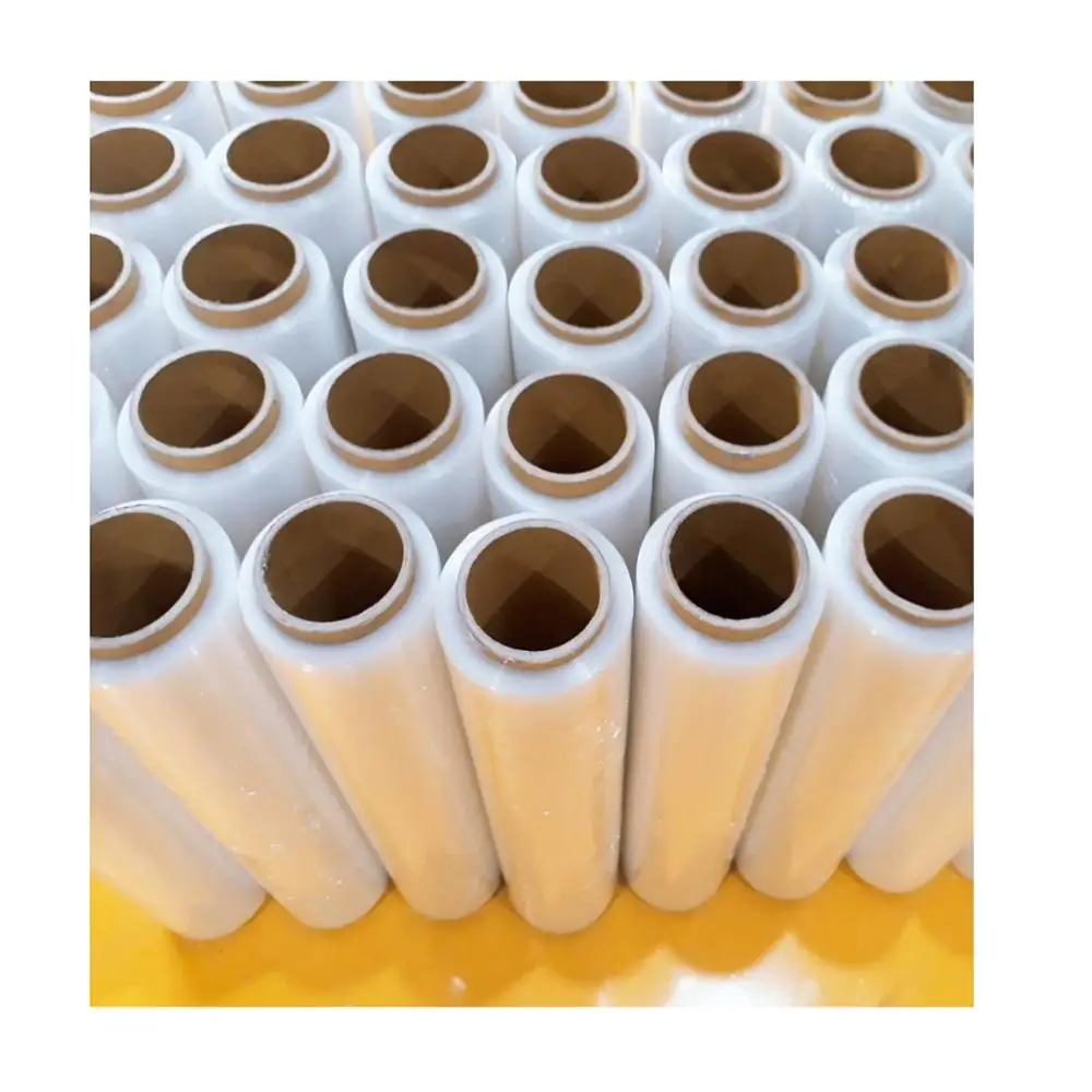 Quality cast hand use LLDPE  pe stretch wrap film lldpe jumbo roll hand